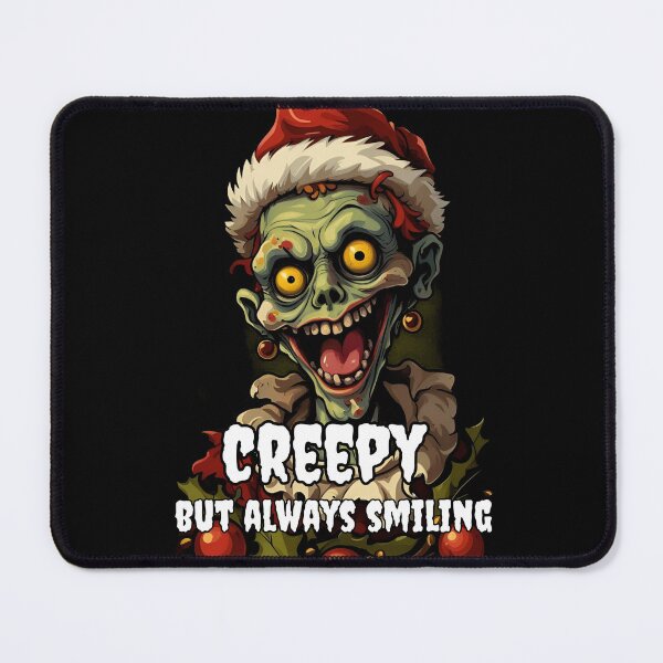 Item preview, Creepy Zombie with a Smiling Face designed and sold by Tw1nsAIArt.