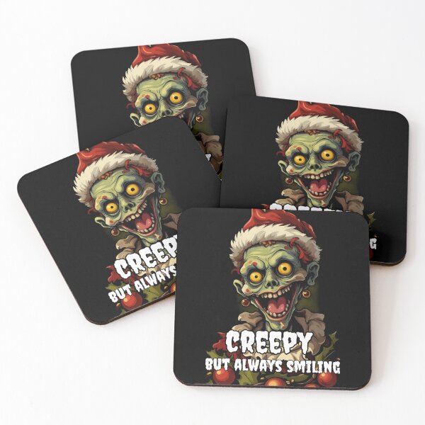 Item preview, Creepy Zombie with a Smiling Face designed and sold by Tw1nsAIArt.