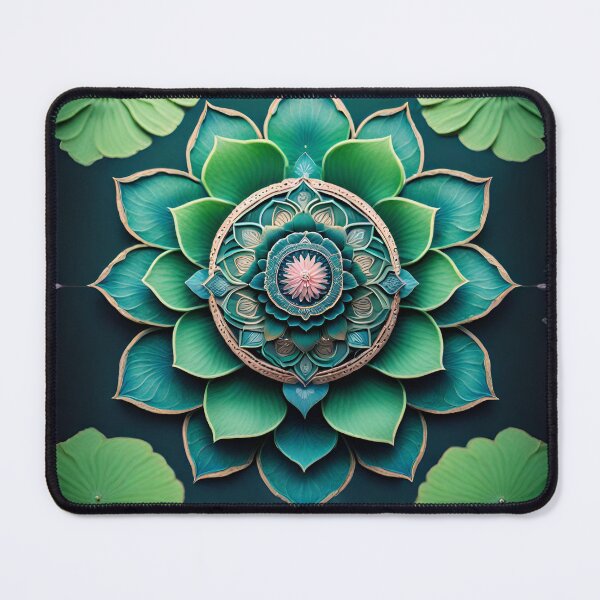 Item preview, Lotus Flower Mandala Art designed and sold by SpiritualManda.