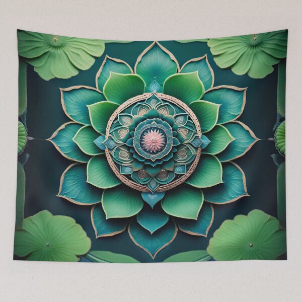 Item preview, Lotus Flower Mandala Art designed and sold by SpiritualManda.