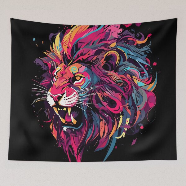 Item preview, angry lion designed and sold by maniabx.