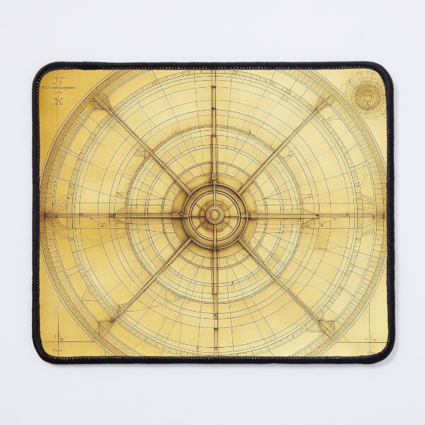 Item preview, Vintage Astrolabe Drawing Inspired By Leonardo Da Vinci designed and sold by LanaGustavsson.