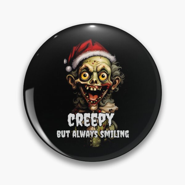 Item preview, Creepy Zombie with a Smiling Face designed and sold by Tw1nsAIArt.