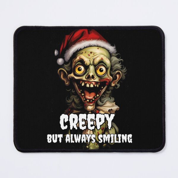 Item preview, Creepy Zombie with a Smiling Face designed and sold by Tw1nsAIArt.