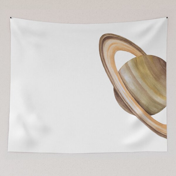 Item preview, Saturn Planet, watercolor cosmos outer space  designed and sold by tylershae.
