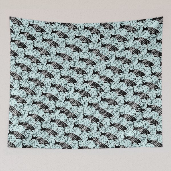 Item preview, Hokusai fish art design designed and sold by rickydakine17.