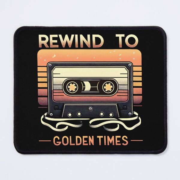 Item preview, Rewind to Golden Times: Retro Cassette designed and sold by Arienrod's Designs.