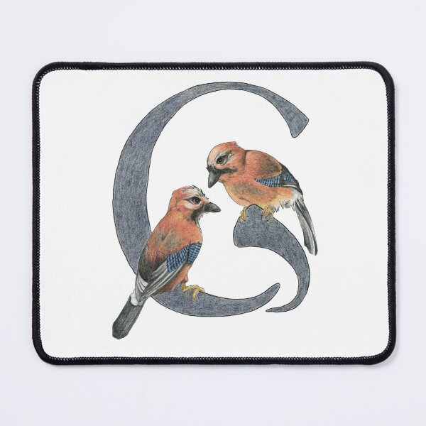 Item preview, Avian Alphabet G - Eurasian jay designed and sold by hnewmanart.