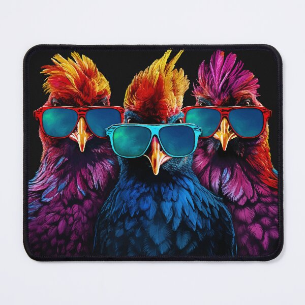 Item preview, Three cool chickens with sunglasses designed and sold by Andrea-Design.