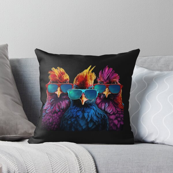 Item preview, Three cool chickens with sunglasses designed and sold by Andrea-Design.