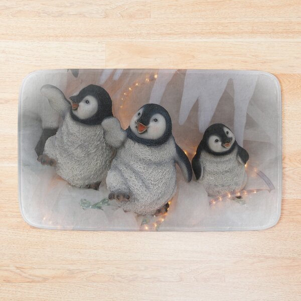 Item preview, Three jolly Christmas penguins designed and sold by LindaCooke.