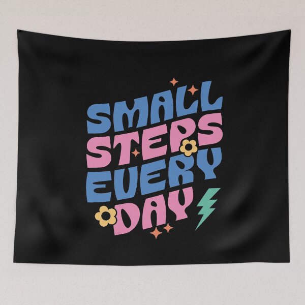 Item preview, Small Steps Every Day Tee designed and sold by chipmuckdesignn.
