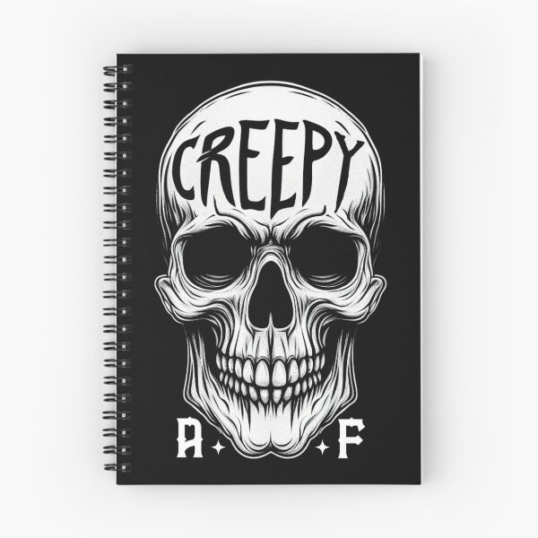 Item preview, Creepy AF Skull Goth designed and sold by CreepyCornerArt.