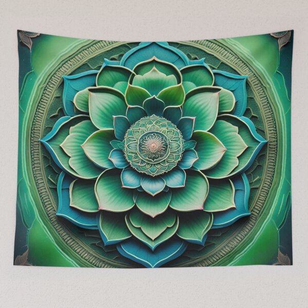 Artikelvorschau, Meditatives Lotusblumen-Mandala entworfen und verkauft von SpiritualManda.