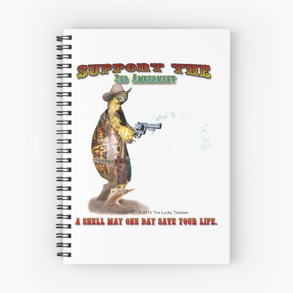 Item preview, Support the 2nd Amendment Cowboy Turtle designed and sold by LuckyTortoise.