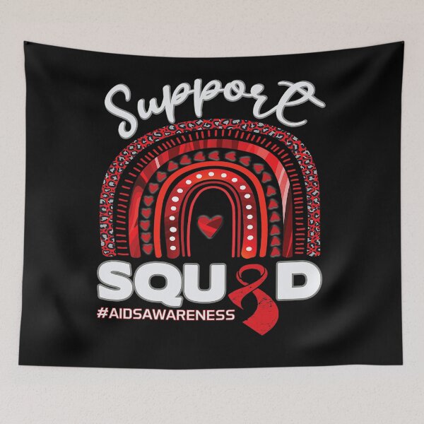 Item preview, AIDS Support Squad Red Ribbon designed and sold by EagmianPheolea.