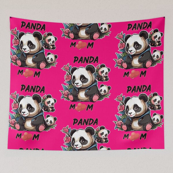 Item preview, panda mom designed and sold by YolaShopOnline.