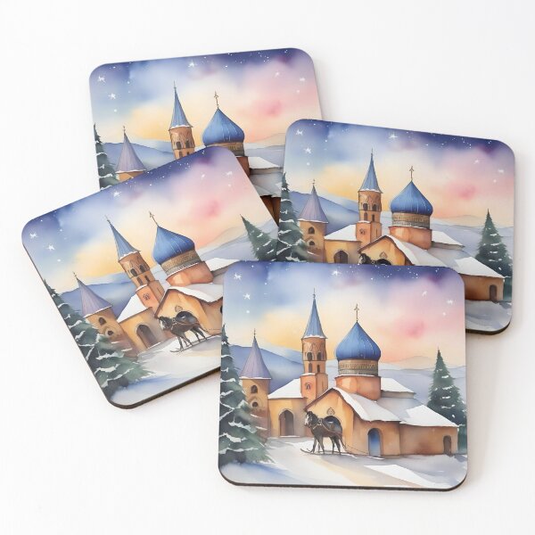 Item preview, Armenian Christmas B - January 6 - Watercolor & Pen designed and sold by Oldetimemercan.