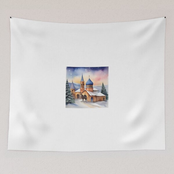 Item preview, Armenian Christmas B - January 6 - Watercolor & Pen designed and sold by Oldetimemercan.