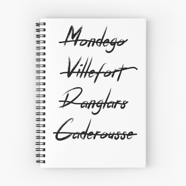 Item preview, Count of Monte Cristo Revenge List designed and sold by LiteraryAttire.