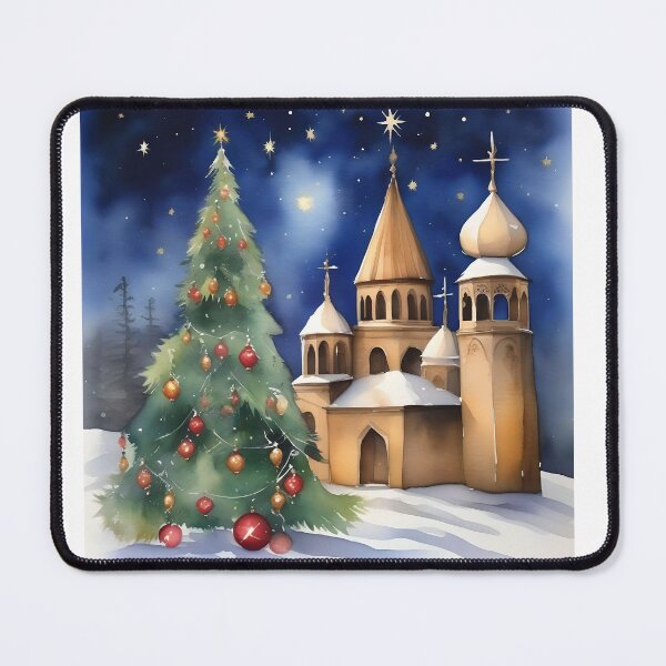 Item preview, Armenian Christmas C - January 6 - Watercolor & Pen designed and sold by Oldetimemercan.