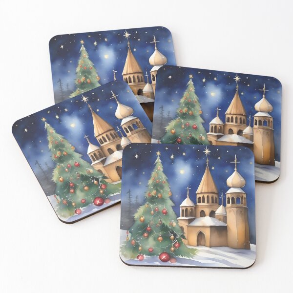 Item preview, Armenian Christmas C - January 6 - Watercolor & Pen designed and sold by Oldetimemercan.