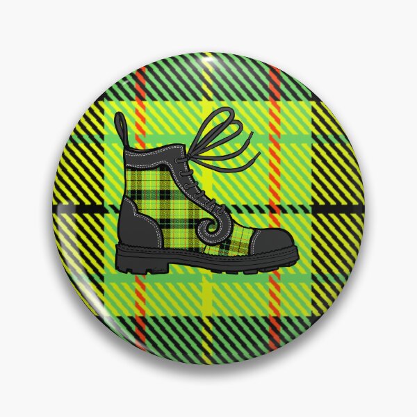 Item preview, Fluevog Derby Swirl Boot Plaid designed and sold by anne m bray.