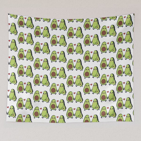 Item preview, Cute Avocado Family Smiling And Walking Hand In Hand - Avocado designed and sold by thespecialtyhub.