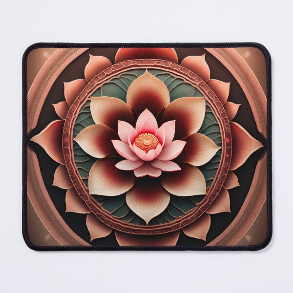 Item preview, Flower Lotus Mandala Art designed and sold by SpiritualManda.