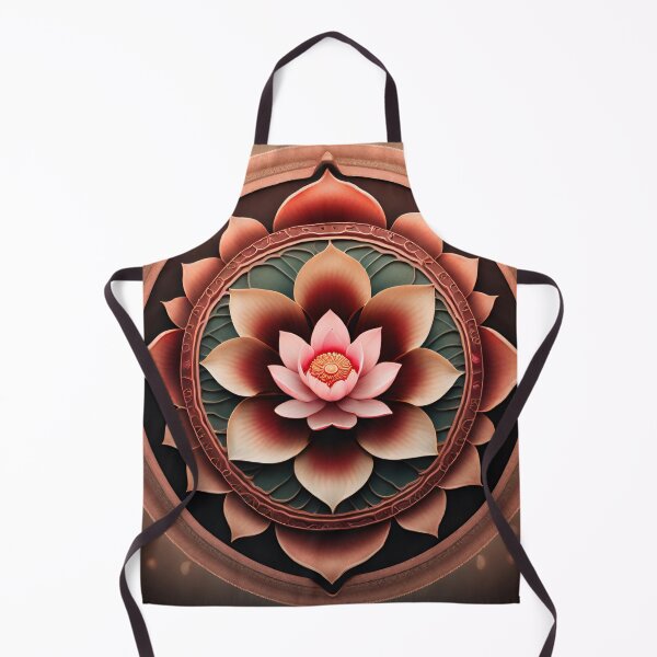 Item preview, Flower Lotus Mandala Art designed and sold by SpiritualManda.