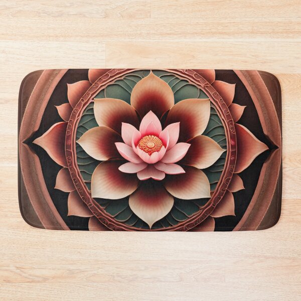 Item preview, Flower Lotus Mandala Art designed and sold by SpiritualManda.