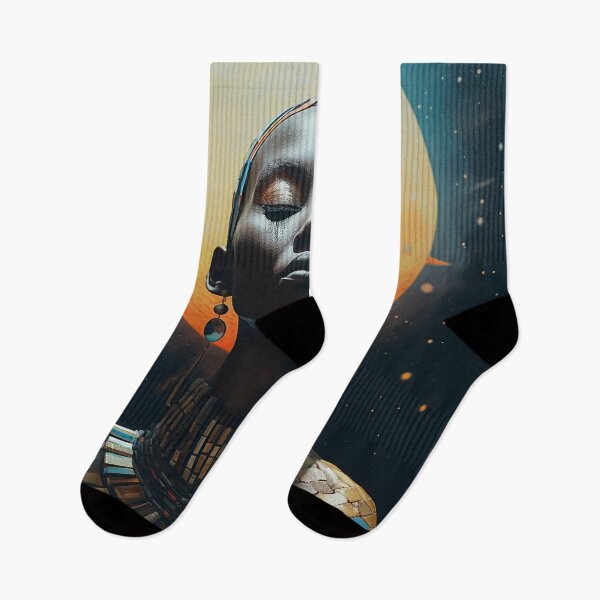 Artikelvorschau, Afrofuturismus-Kunst entworfen und verkauft von MidJourneymen.