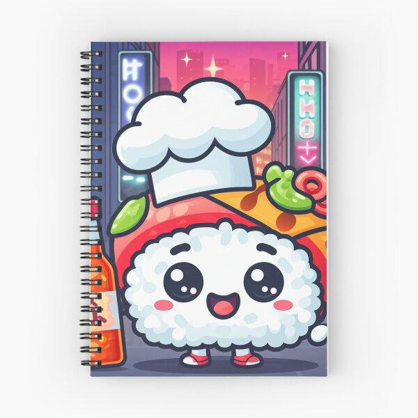 Item preview, Cute little sushi roll chef in japan with its hotsauce designed and sold by SaraDatCool.