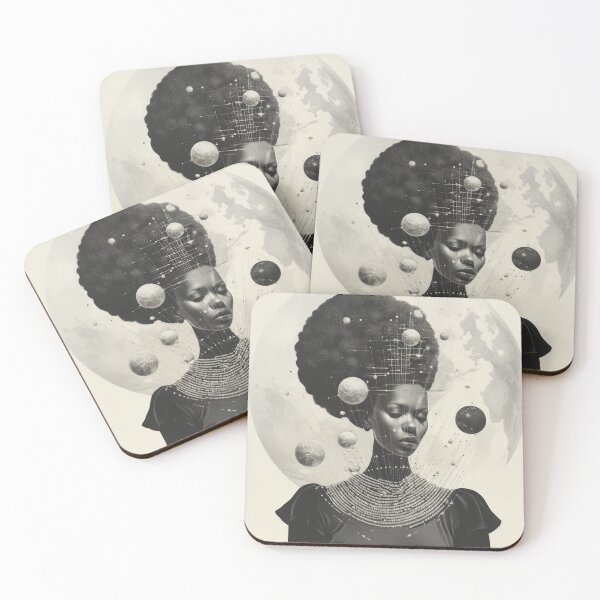 Item preview, Afrofuturism Art designed and sold by MidJourneymen.