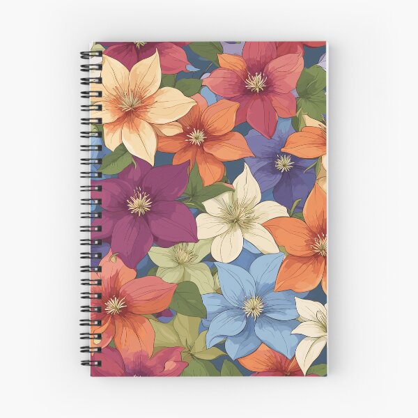 Item preview, Clematis Flower Pattern designed and sold by WildlifeInc.
