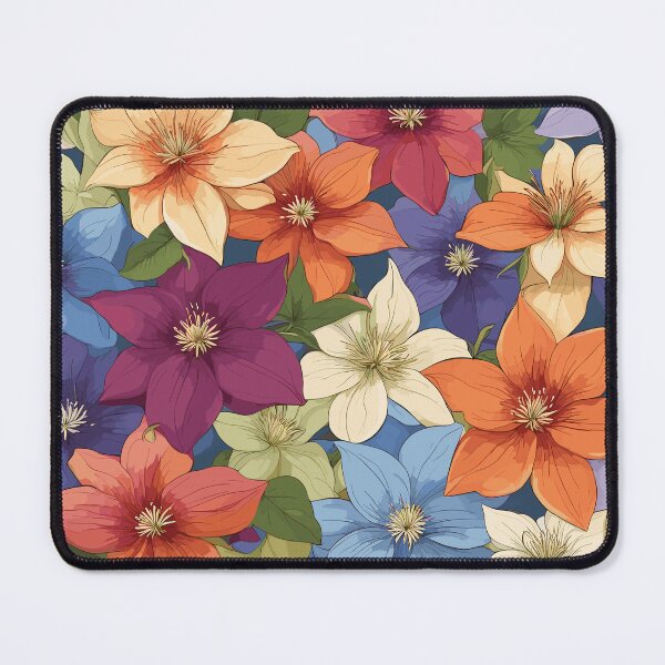 Item preview, Clematis Flower Pattern designed and sold by WildlifeInc.