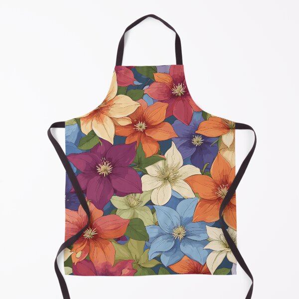 Item preview, Clematis Flower Pattern designed and sold by WildlifeInc.