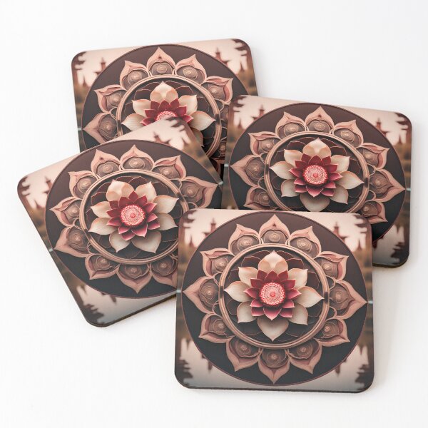 Item preview, Mandala Flower Lotus Art designed and sold by SpiritualManda.