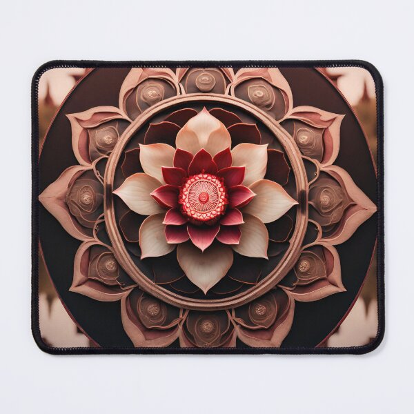 Item preview, Mandala Flower Lotus Art designed and sold by SpiritualManda.