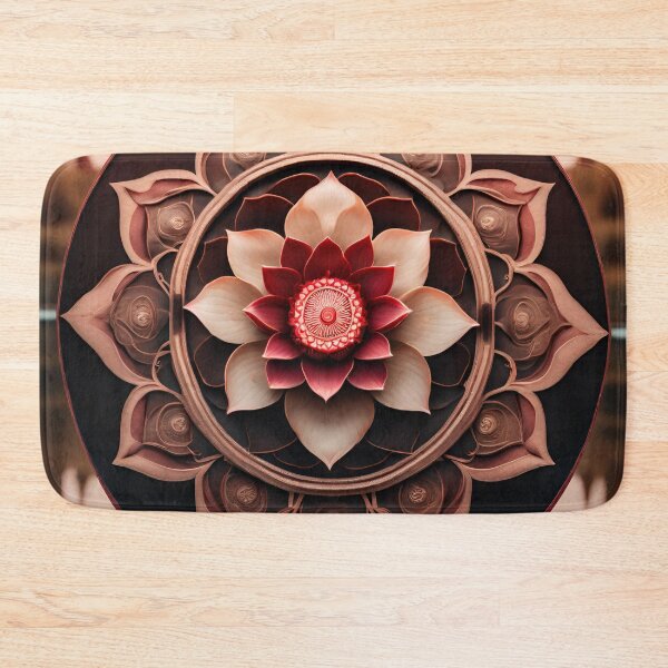 Item preview, Mandala Flower Lotus Art designed and sold by SpiritualManda.