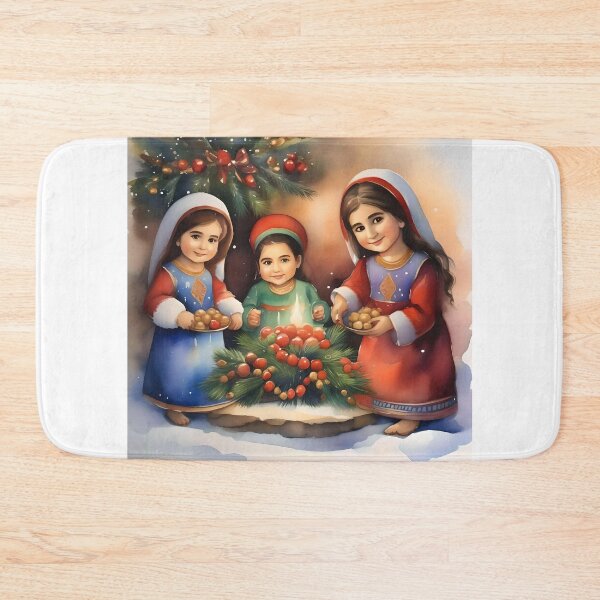 Item preview, Armenian Christmas F - January 6 - Watercolor & Pen designed and sold by Oldetimemercan.