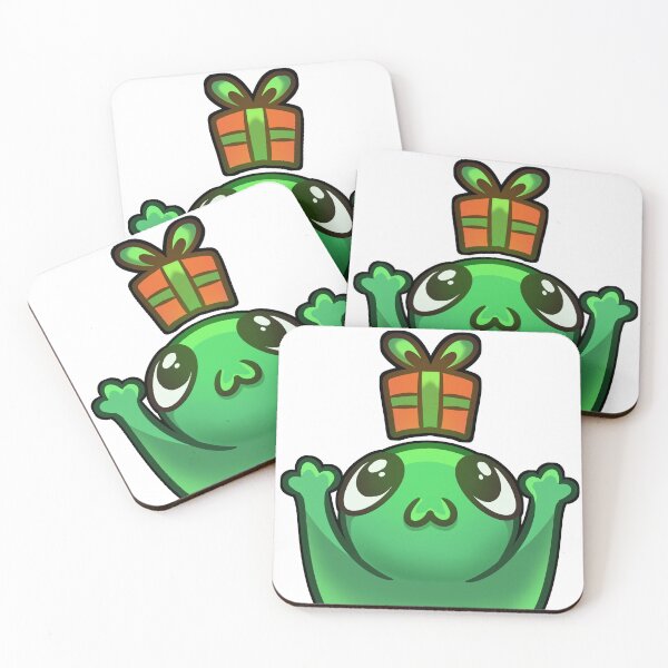 Item preview, Froggie with a Christmas gift designed and sold by Nucifen.