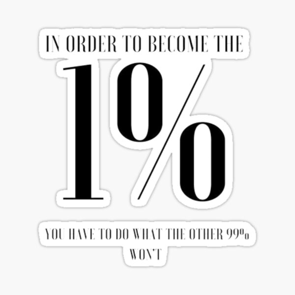 Item preview, In Order  To Become The 1% designed and sold by NixTap.