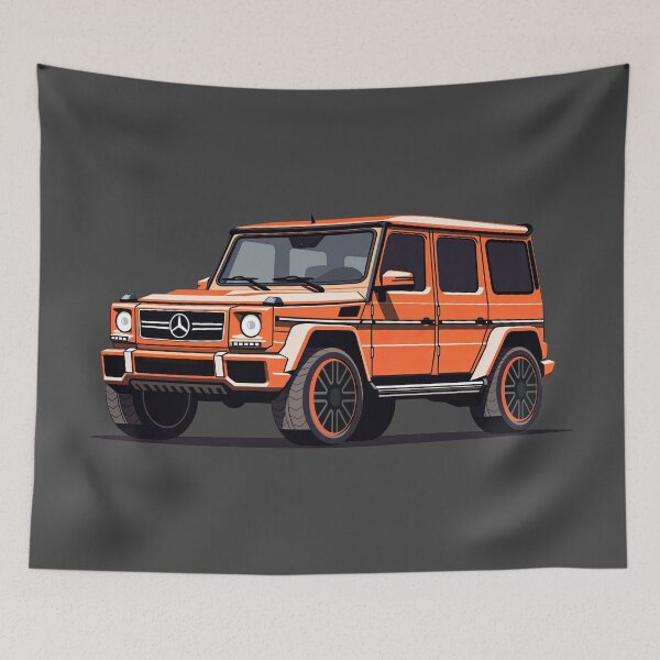 Item preview, Merc 4x4 SUV Luxury Car Orange AMG designed and sold by blackdogshop.