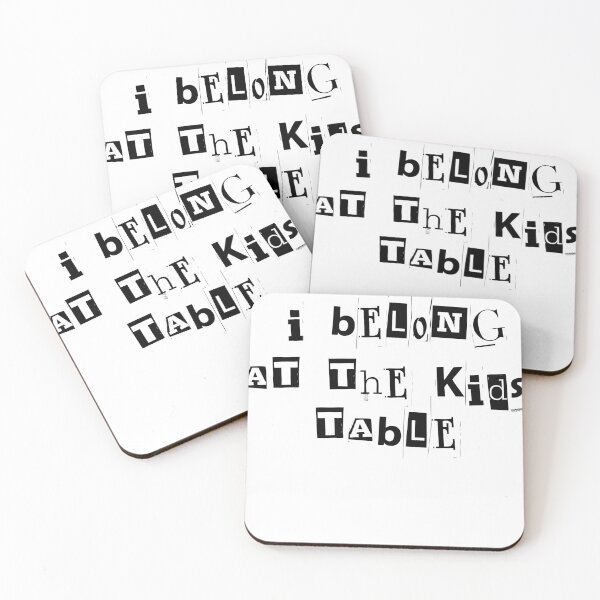 Item preview, i belong at the kids table funny thanksgiving designed and sold by Jessica  art.