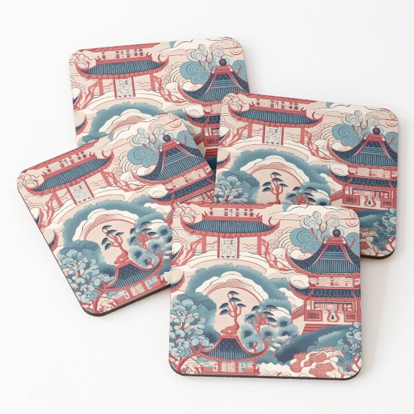 Item preview, Penjing Temples Digital Pattern designed and sold by zolarche.