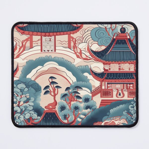Item preview, Penjing Temples Digital Pattern designed and sold by zolarche.