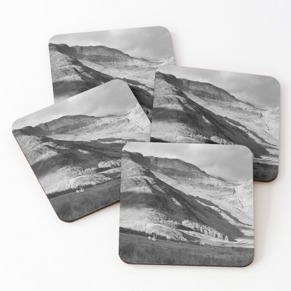 Item preview, A lone herdwick sheep grazes on the high ground above Great Landale in the Lake District. designed and sold by RedGrouse.