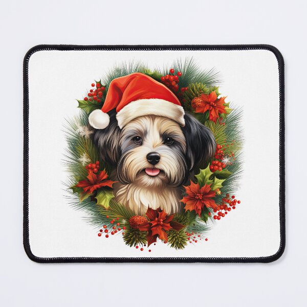 Item preview, Lhasa Apso Christmas designed and sold by Arthoughts.