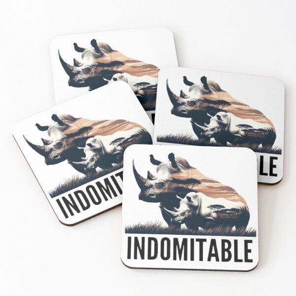 Item preview, Rhino Indomitable Strength Field Power Art designed and sold by ProjectNoah.